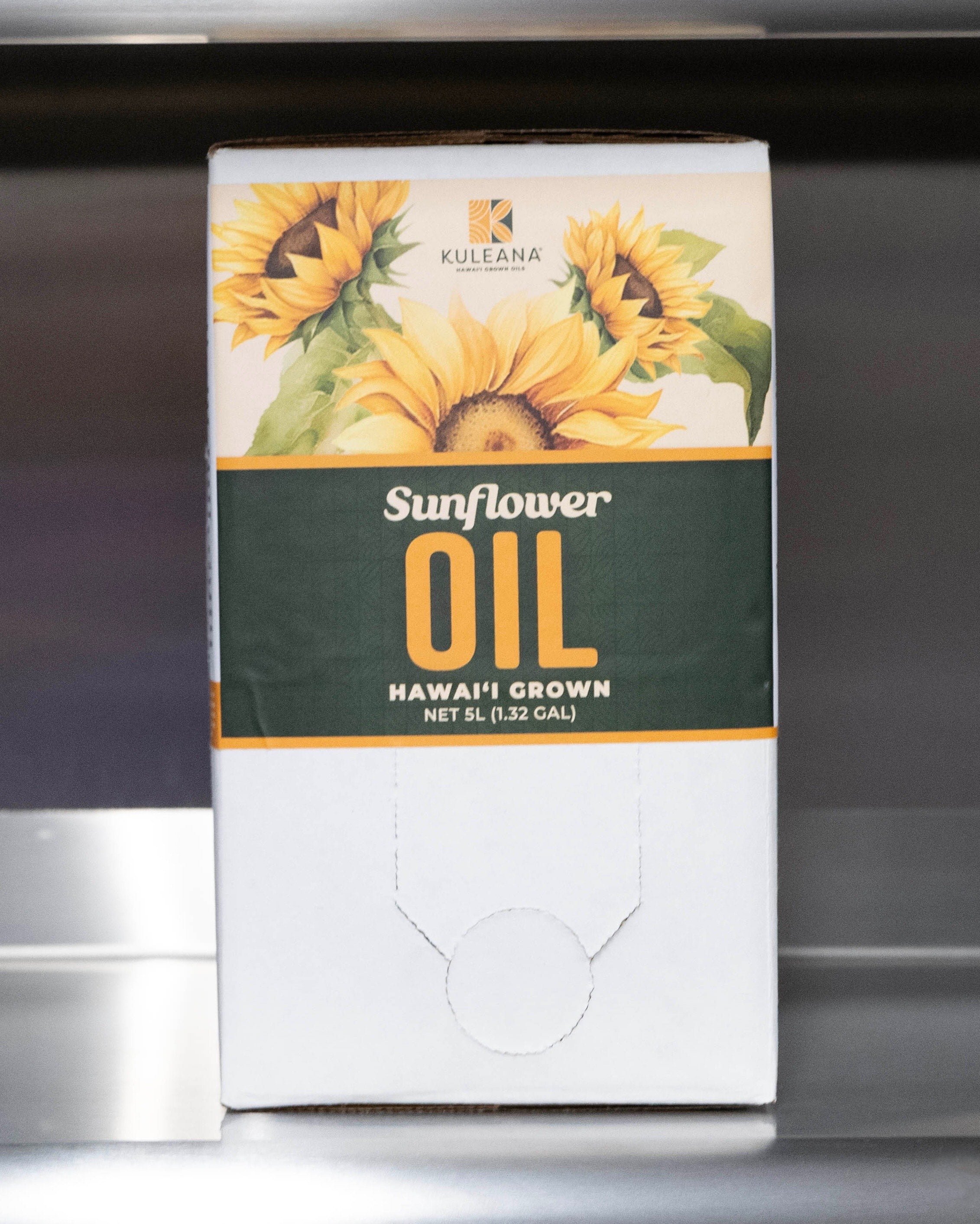Kuleana® Sunflower Oil, 5L Bag in Box with spout